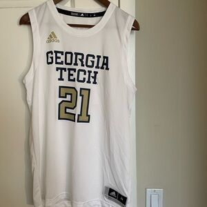 Adidas White Athletic Jersey